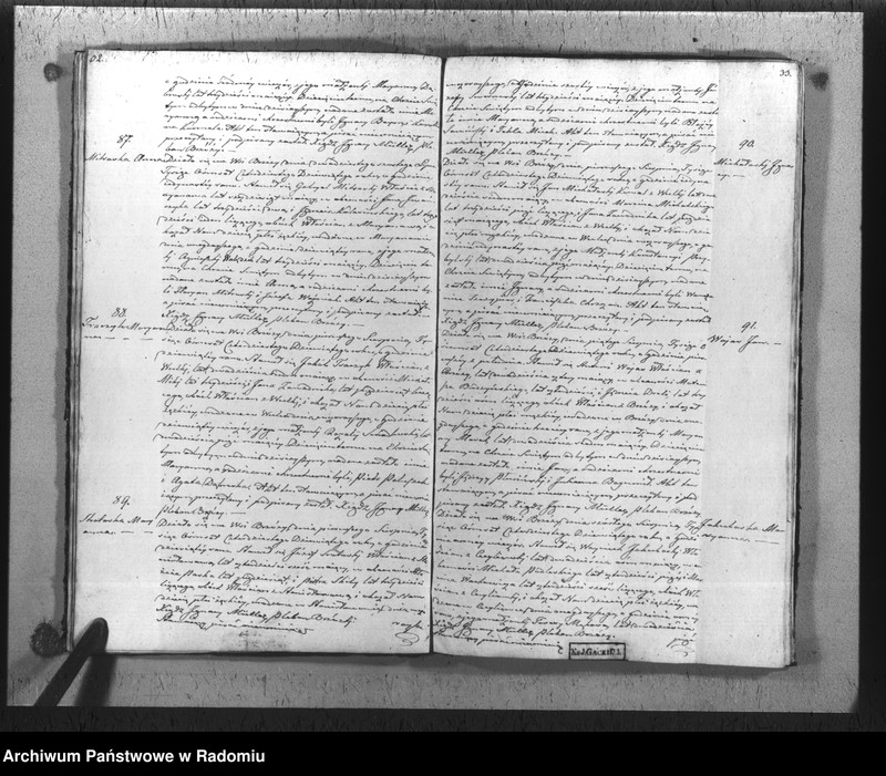 Obraz 19 z jednostki "Duplikat urodzonych, zaślubionych i umarłych parafii Brzóza na rok 1849"