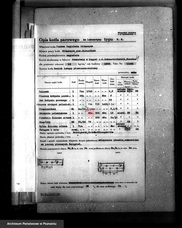 Obraz 8 z jednostki "Cegielnia Parowa w Witaszycach uruchomienie kolejki wąsko-torowej nr woj. kotła 5848"