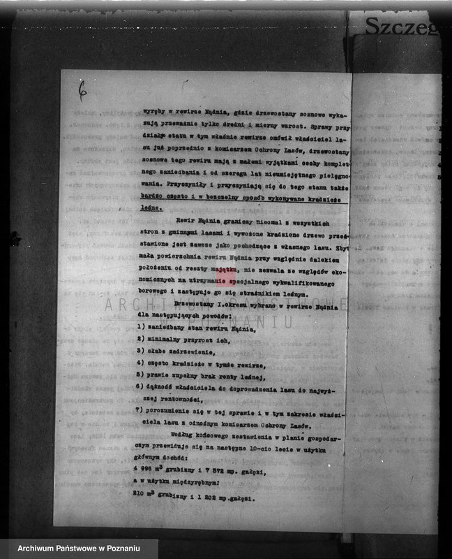 Obraz 10 z jednostki "Plan urządzenia gospodarstwa leśnego dla lasu majętności Zbąszyn-Perzyny powiat nowotomyski 1929-1939"