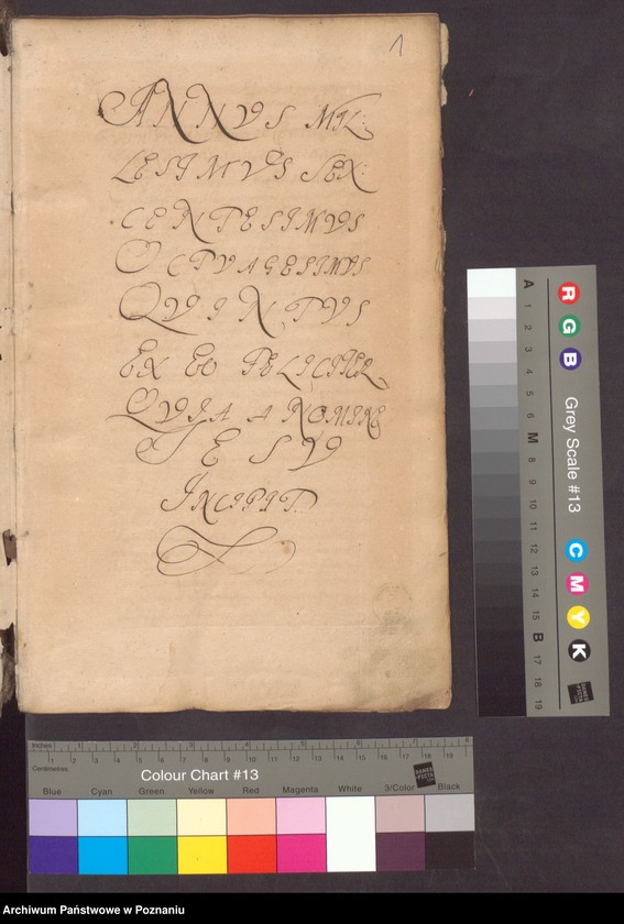 Obraz 3 z jednostki "Protocolon actorum officii consularis Posnaniensis."