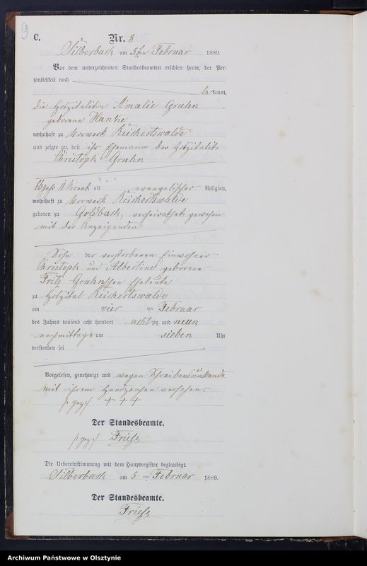 image.from.unit.number "Sterbe-Neben-Register Nr 1 - 61"