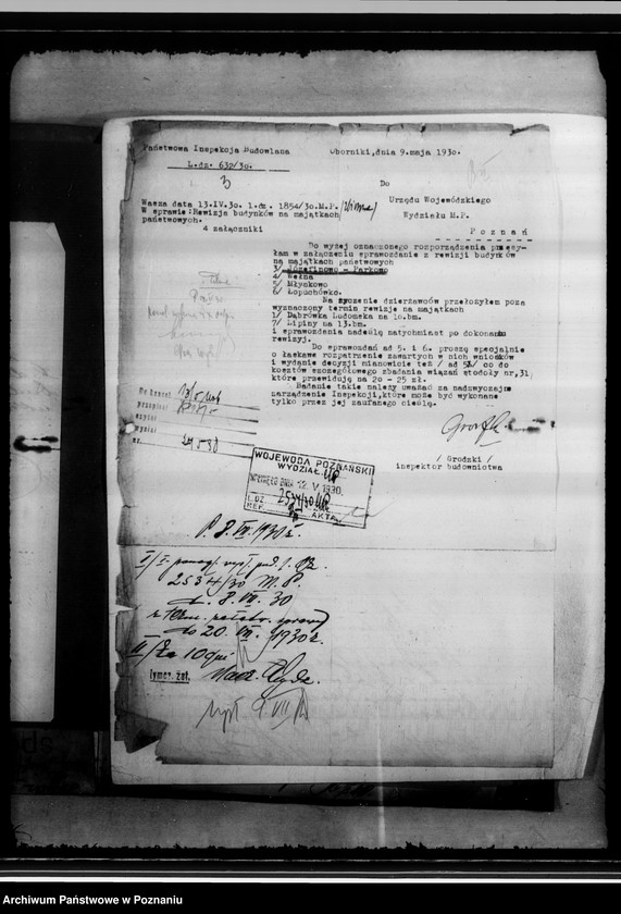 Obraz 7 z jednostki "Sprawy budowlane majątku Józefinowo"