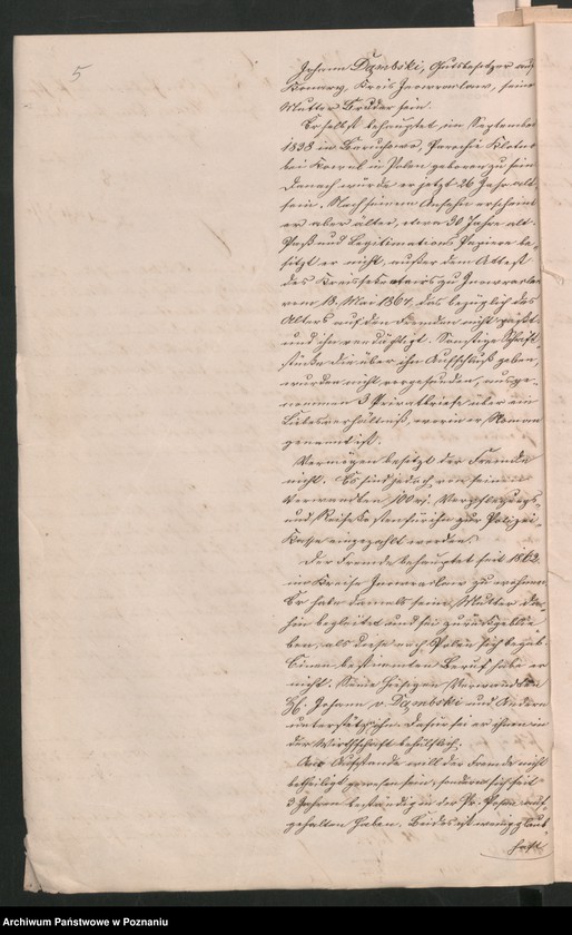 Obraz 10 z jednostki "Die aus Anlass der pollnischen Insurrektion stattgefundene Uebertritt polnischer und diesseitiger Untertanen."