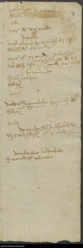 Obraz 18 z jednostki "Regestum bonorum communium ecclesiae Camminensis quarta portione decani Pribislai Kleist."