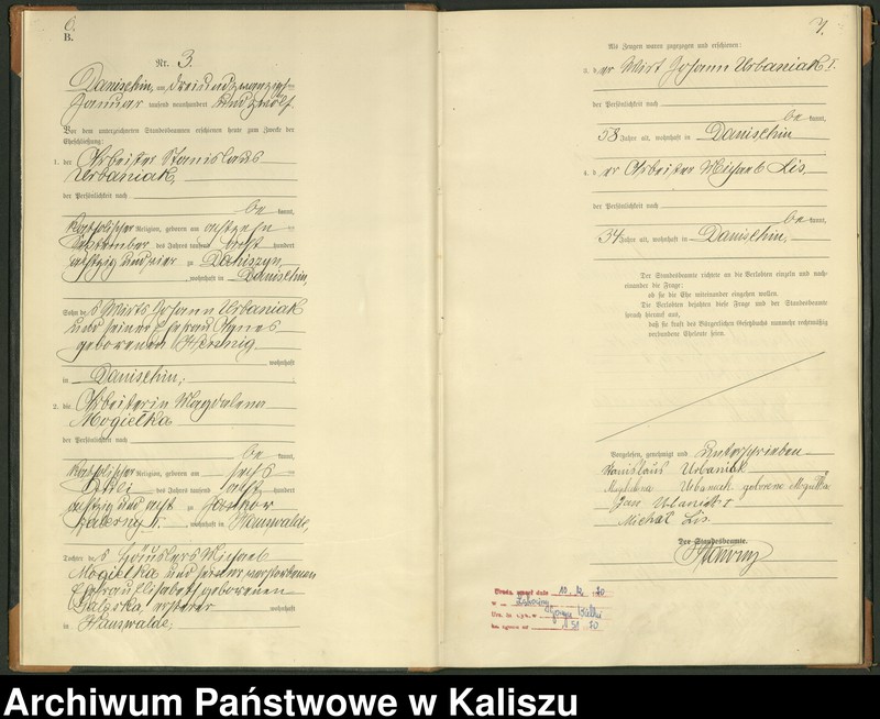 Obraz 6 z jednostki "[Księga małżeństw]"