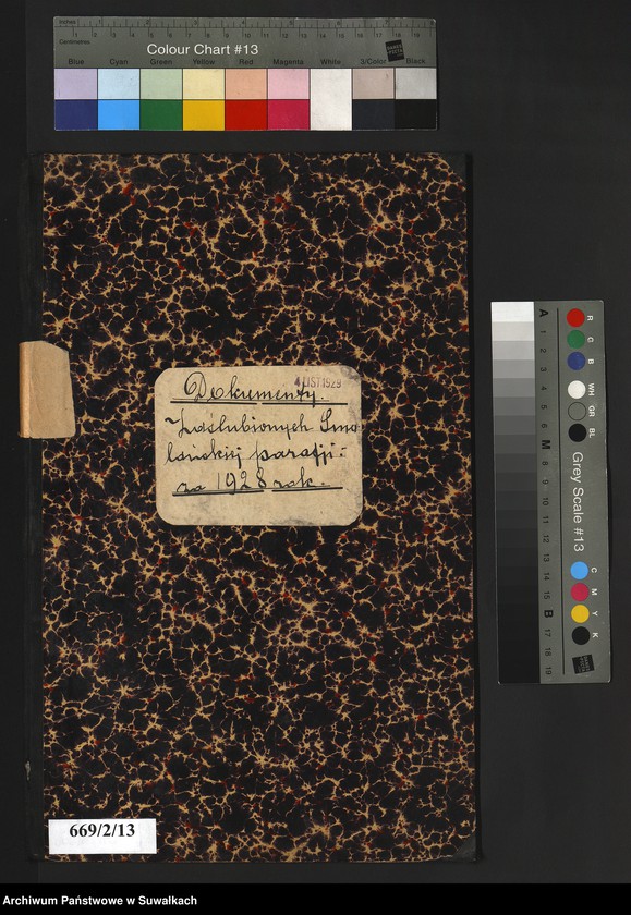 image.from.unit.number "Dokumenty Zaślubionych Smoleńskiej parafji za 1928 rok"