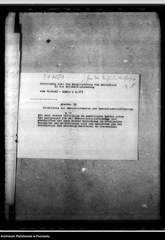 Obraz 8 z jednostki "Umsiedlerfürsorge"