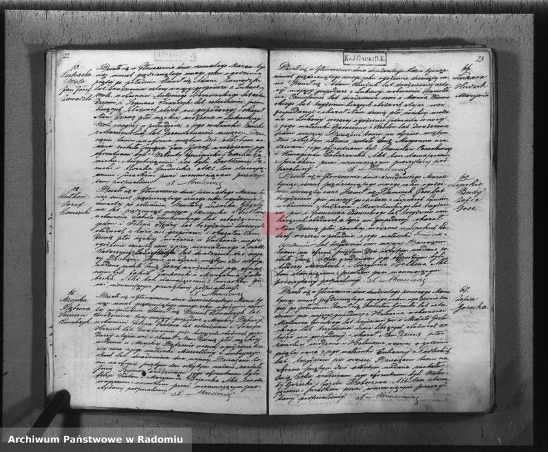 image.from.unit.number "Duplikat aktów religijno cywilnych urodzenia, małżeństw i zejścia w parafii Głowaczów 1858 r."