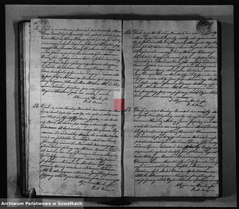 image.from.unit.number "Duplikat Aktów Urodzonych, Zaślubionych i Zmarłych Parafij Berznickiey z Roku 1834"