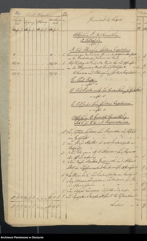 image.from.unit.number "Rechnung über Einnahme und Ausgabe der evangelischen Kirche zu Wartenburg"