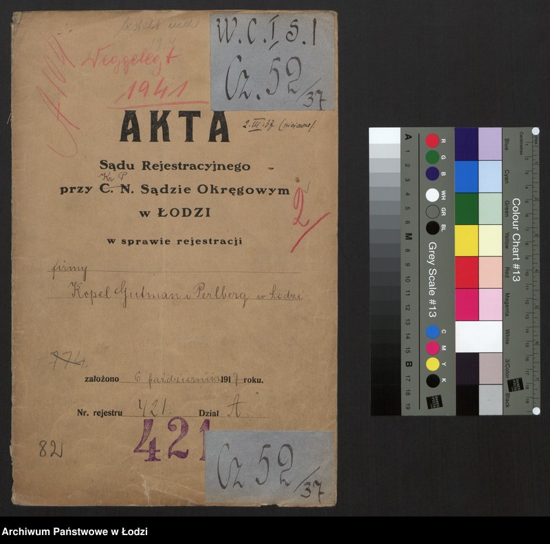 Obraz 2 z jednostki "Kopel Gutman i Perlberg - fabryka wyrobów wełnianych i półwełnianych"