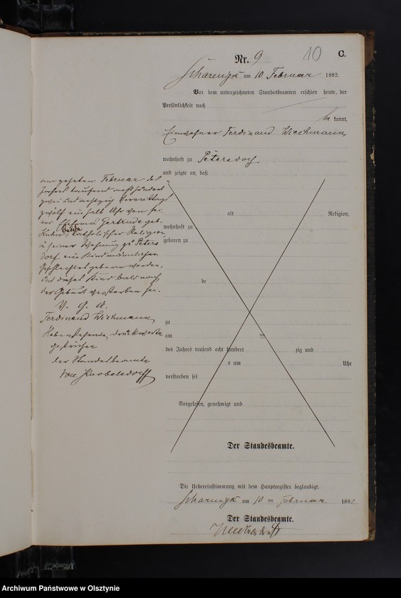 image.from.unit.number "Sterbe-Neben-Register Nr 1 - 74"