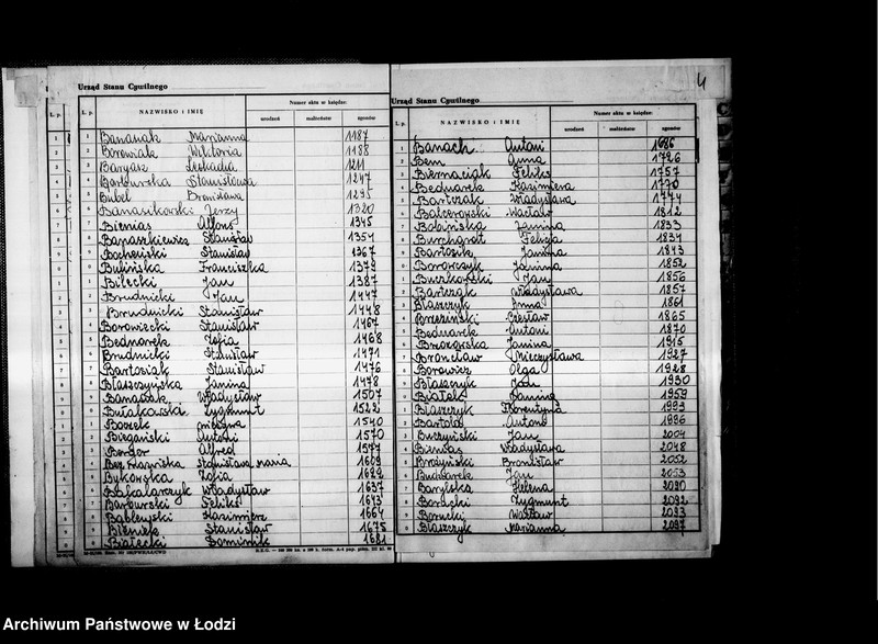 Obraz 8 z jednostki "Skorowidz do akt urodzeń"