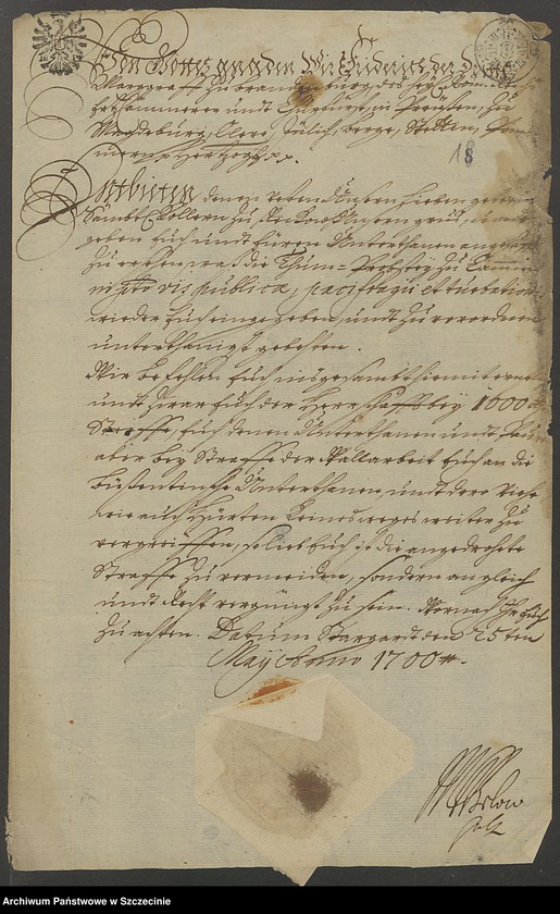 image.from.unit.number "Dorfschaft Büssenthin [Buszęcin] contra sämtliche Koeller auf Reckow [Rekowo] und deren Untertanen wegen der zu Ungebühr gepflügten Brache und verübter Gewalt."