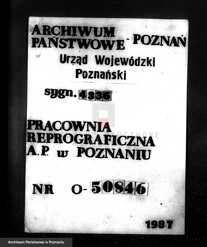 Obraz 1 z jednostki "Zatwierdzenie projektu urządzenia zakładu przemysłowego /cukrowni/ w Witaszycach pow. jarociński"
