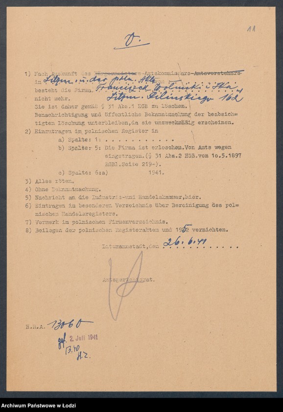 Obraz 13 z jednostki "Franciszek Wolnicki i s-ka – handel winami i wódkami"