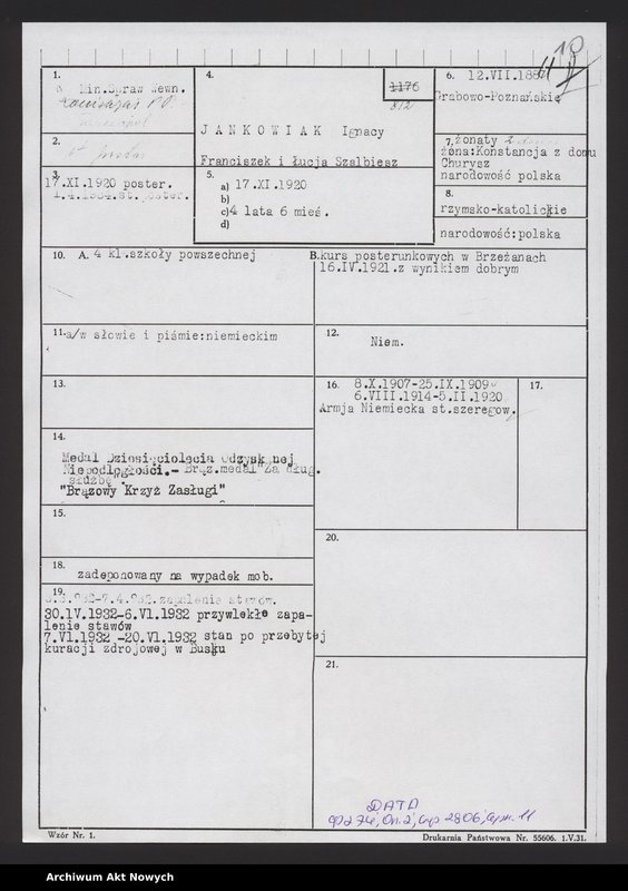 image.from.unit.number "Akta osobowe policjanta z województwa tarnopolskiego - Jankowiak Ignacy"