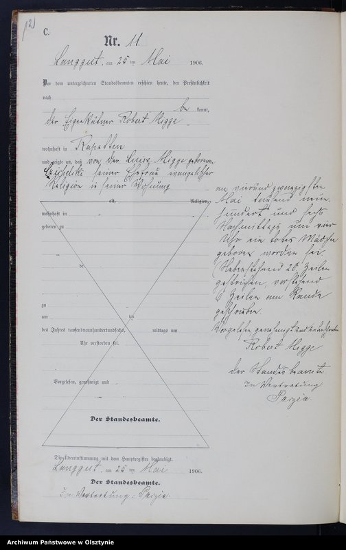 image.from.unit.number "Sterbe-Neben-Register Nr 1 - 22"