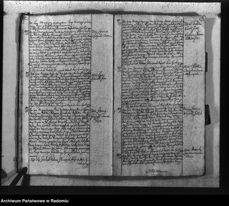 image.from.unit.number "Księga urzędnika stanu cywilnego parafii y miasta Głowaczewa do zapisywania wszelkich aktów na rok 1813"