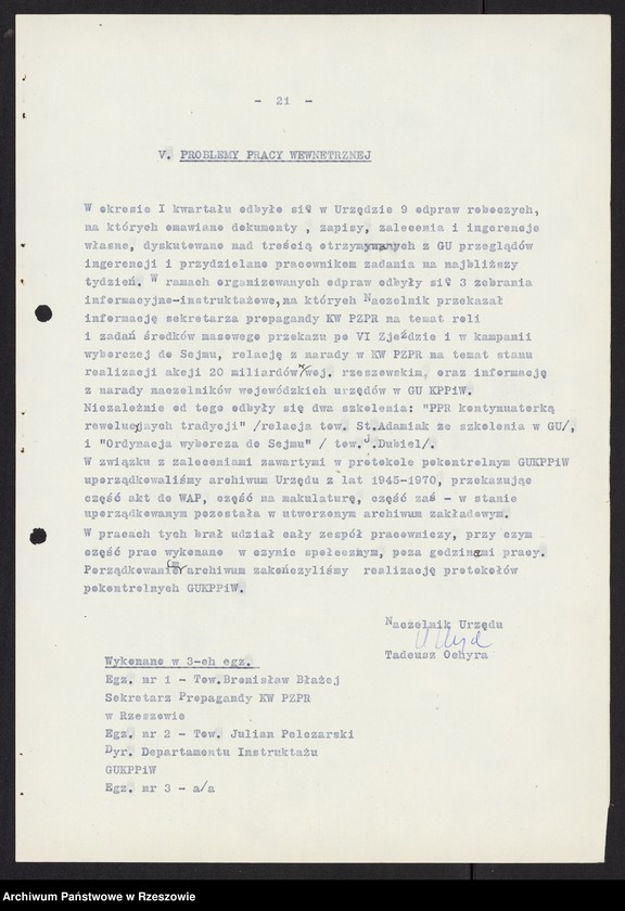 image.from.collection.number "Wojewódzki Urząd Kontroli Prasy, Publikacji i Widowisk w Rzeszowie111"