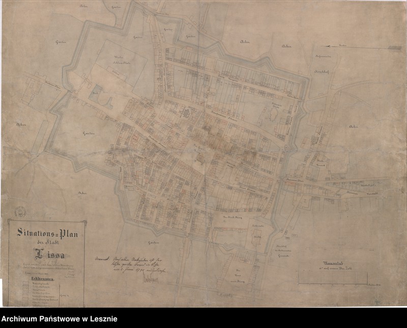 Obraz 3 z kolekcji "Jak zmieniało się Leszno? Plany miasta Leszna w zasobie Archiwum111"