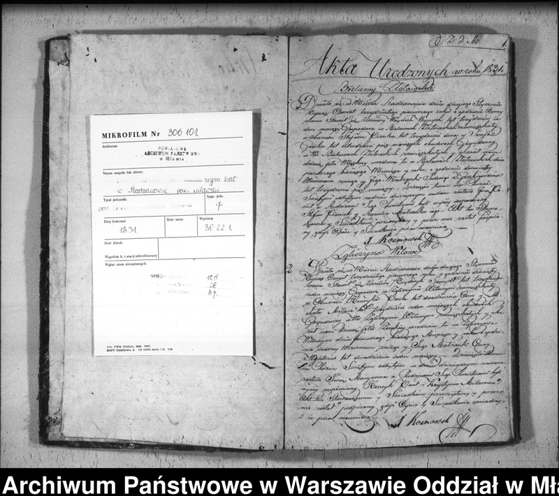 image.from.unit.number "Akta urodzeń, małżeństw i zgonów"