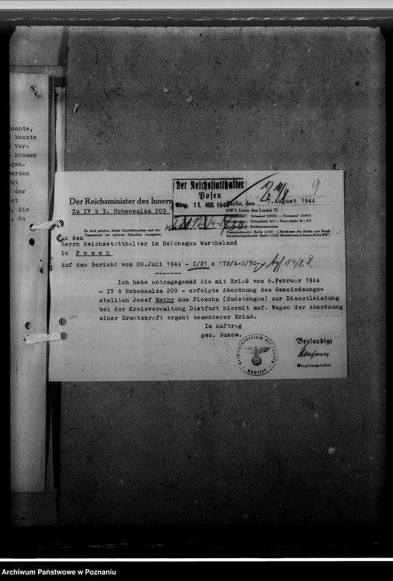 Obraz 13 z jednostki "Gansl, Mathy, Purkhart - urzędnicy"