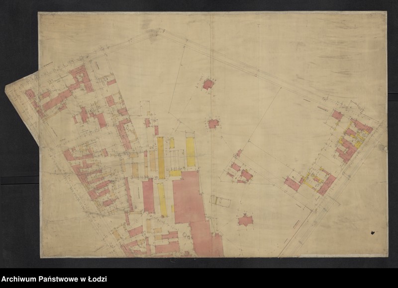 Obraz 2 z jednostki "Łódź. Plan kwartału ulic: Rzgowska - Bednarska - Pabianicka"