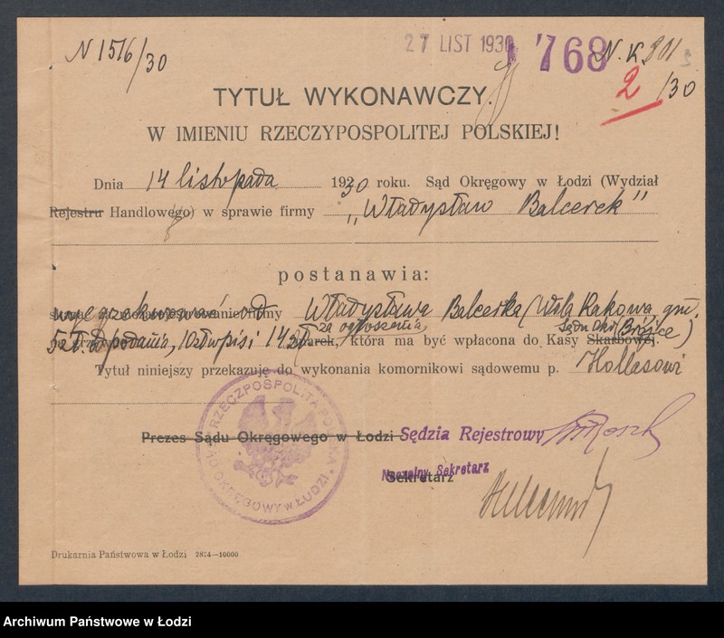 Obraz 11 z jednostki "Władysław Balcerek – sklep rzeźniczy"