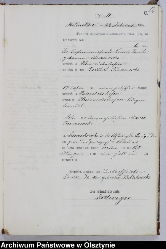 image.from.unit.number "Sterbe-Haupt-Register Nr 1 - 77 i 1 - 76"