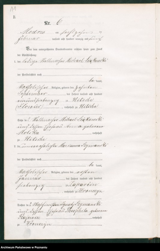 image.from.unit.number "Księga małżeństw"