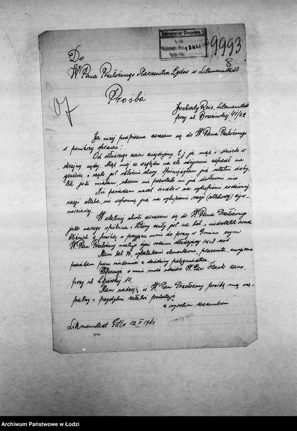 Obraz 11 z jednostki "[Podania o pracę]"