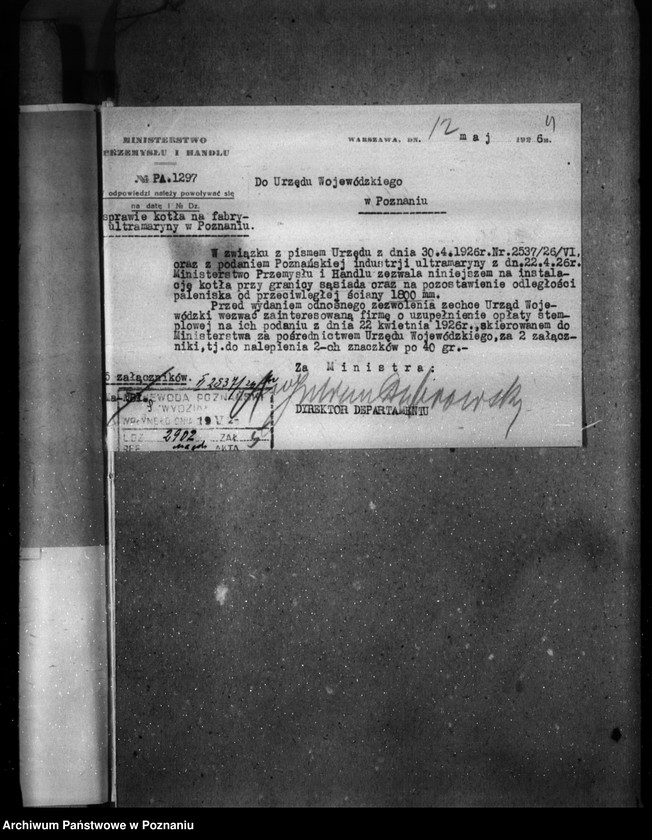 image.from.unit.number ""Poznańska Industria Ultramaryny" nr woj. 3075"