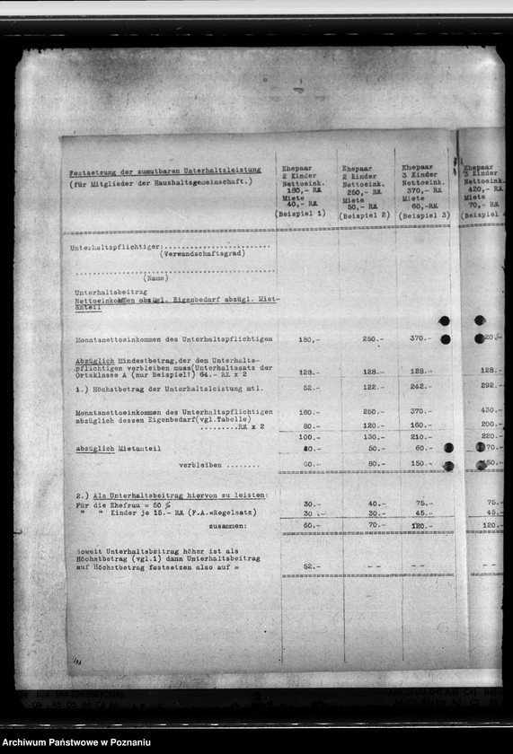 Obraz 19 z jednostki "Räumungs - Familienunterhalt. Allgemeines"
