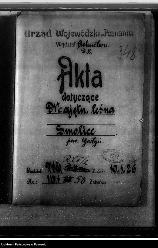 Obraz 4 z jednostki "Majętność leśna Smolice w powiecie gostyńskim"