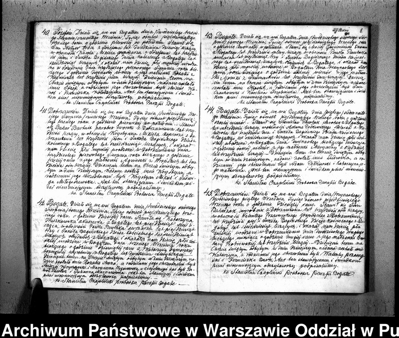 Obraz 10 z jednostki "Akta urodzeń, małżeństw i zgonów"