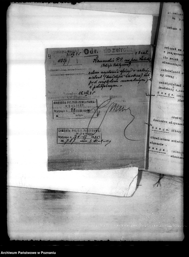 image.from.unit.number "Kaliski Żydowski Związek Pogrzebowy,,chewre Kadysza" w Kaliszu"