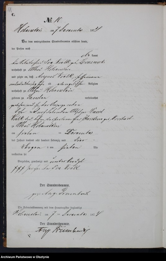 image.from.unit.number "Sterbe-Neben-Register Nr 1 - 13"