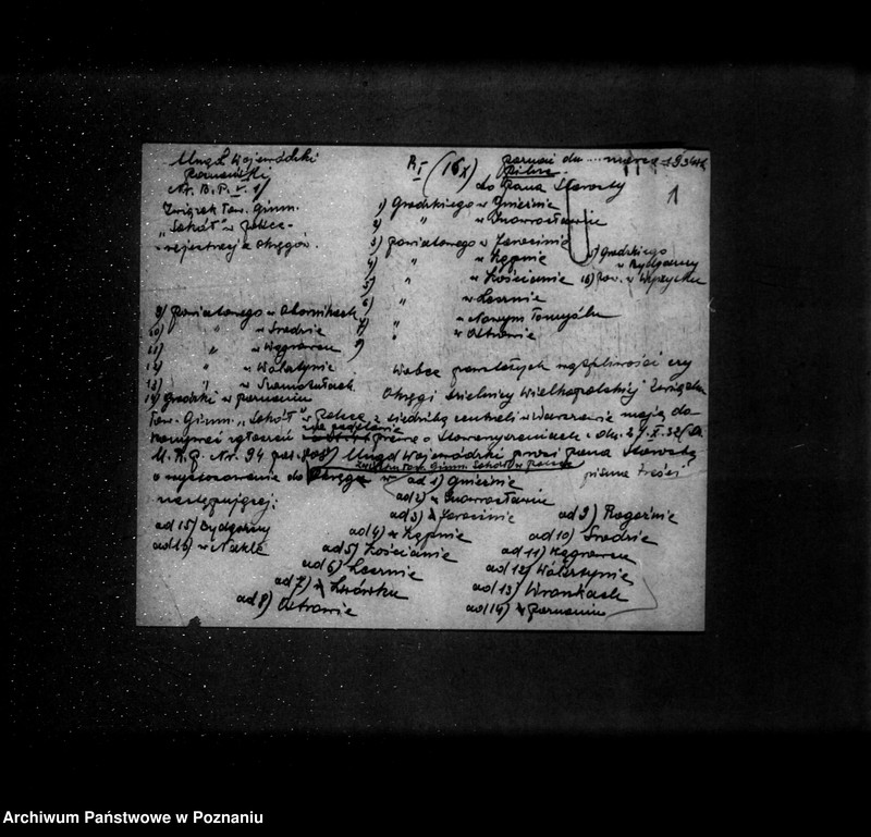 Obraz 5 z jednostki "/Związek Towarzystw Gimnastycznych Sokół w Polsce- sprawa rejestracji Dzielnicy w Poznaniu i zarządów okręgów/"