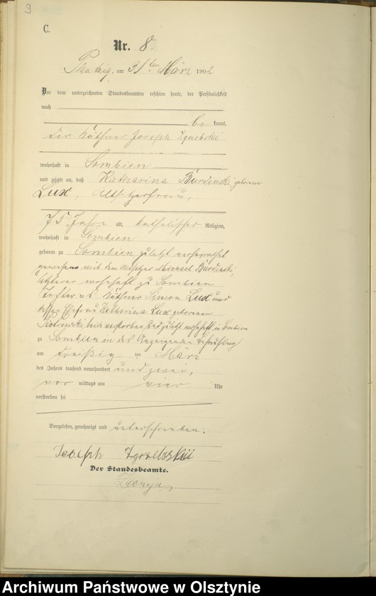 image.from.unit.number "Sterbe-Haupt-Register Nr 1 - 26"