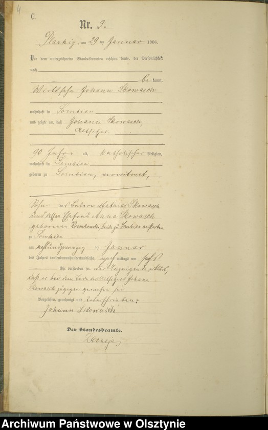 image.from.unit.number "Sterbe-Haupt-Register Nr 1 - 22"