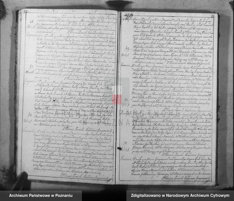 Obraz 13 z jednostki "Akta urodzeń, małżeństw, zgonu"
