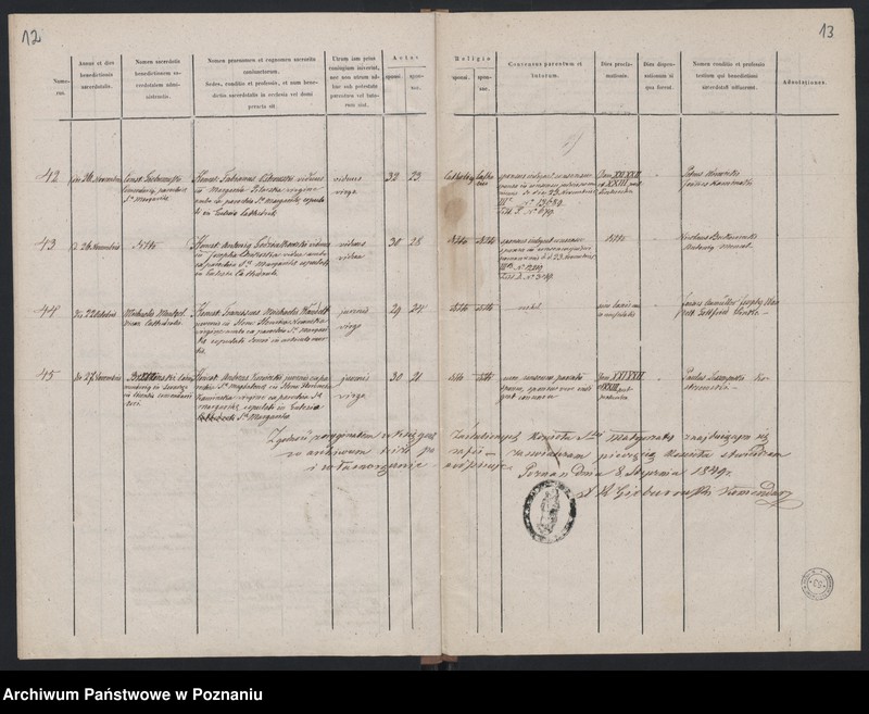 Obraz 9 z jednostki "Księga małżeństw"