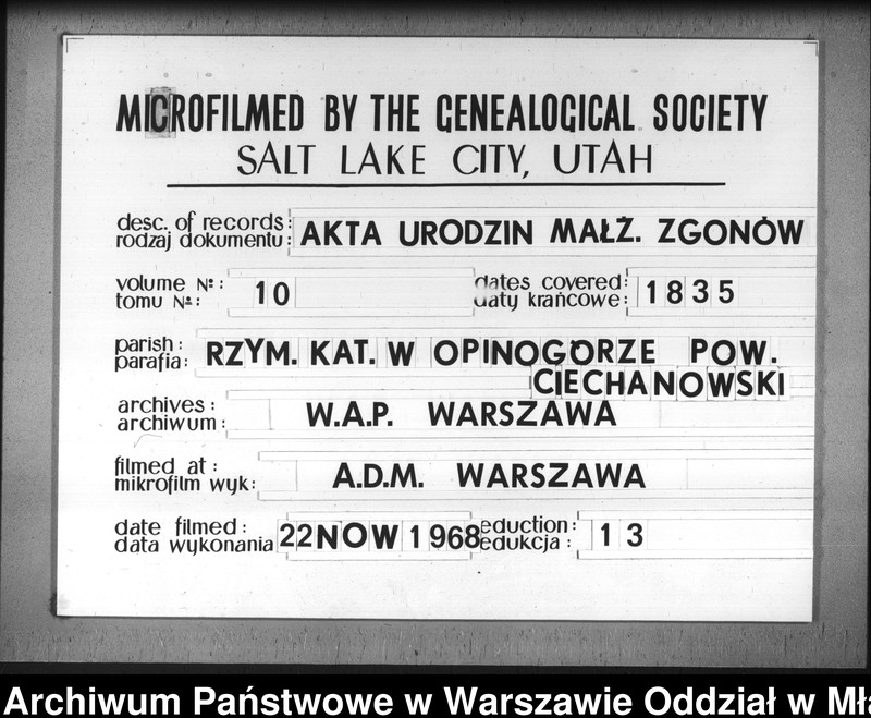 image.from.unit.number "Akta urodzin, małżeństw i zgonów"