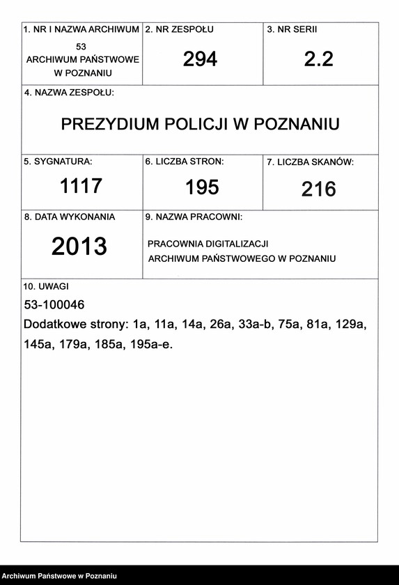 Obraz 1 z jednostki "A. betr. die Familie von Śmiegocki /Michael, Stanislaus und Anton/"