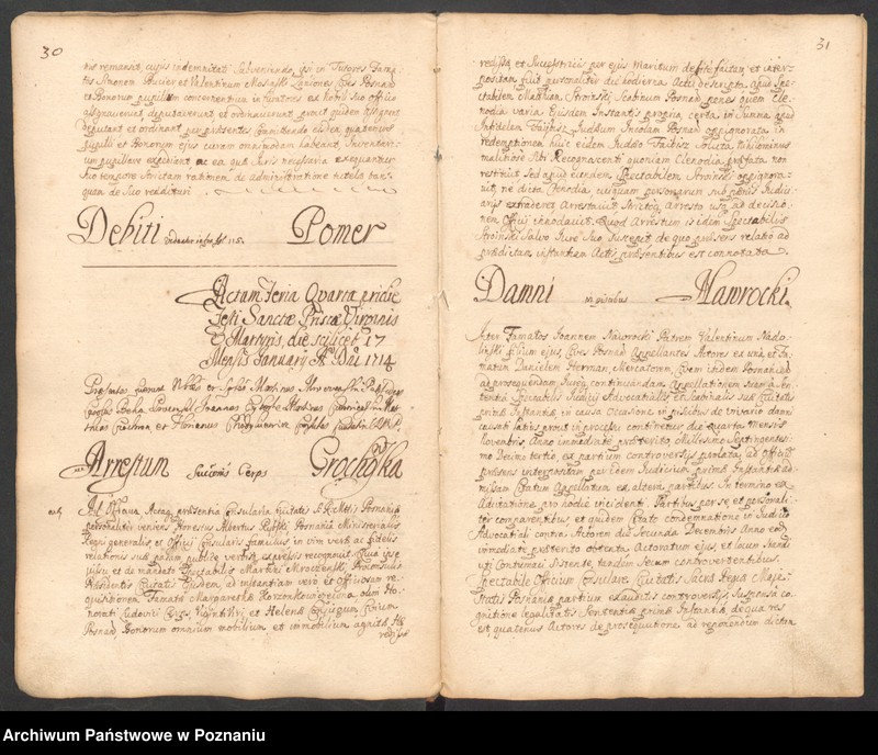 Obraz 18 z jednostki "Acta consularia spectabilis officii consularis civitatis Posnaniae."