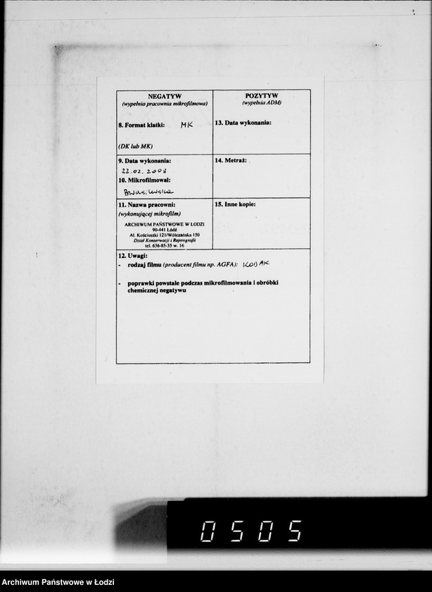 Obraz 3 z jednostki "Bedarfsmeldungen der Älteste der Juden"