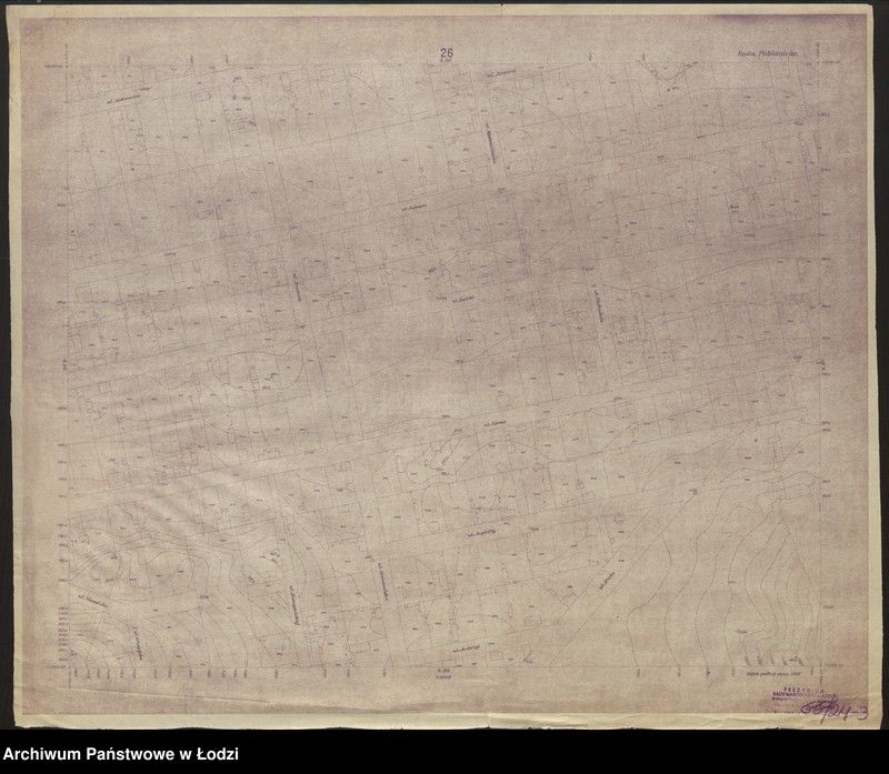 Obraz 3 z jednostki "Plan miasta Rudy Pabianickiej Sekcja 26"