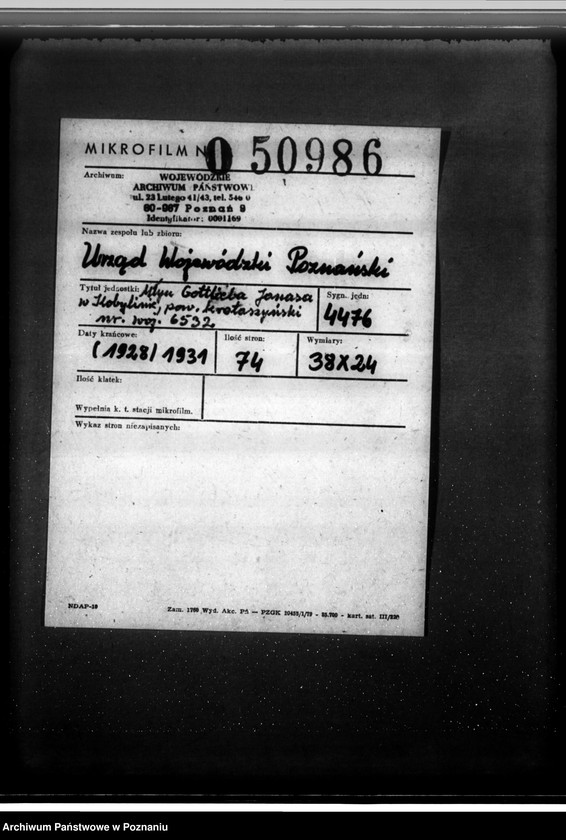 image.from.unit.number "Młyna Gottlieba Jonasa w Kobylinie pow. krotoszyński nr woj. 6532"