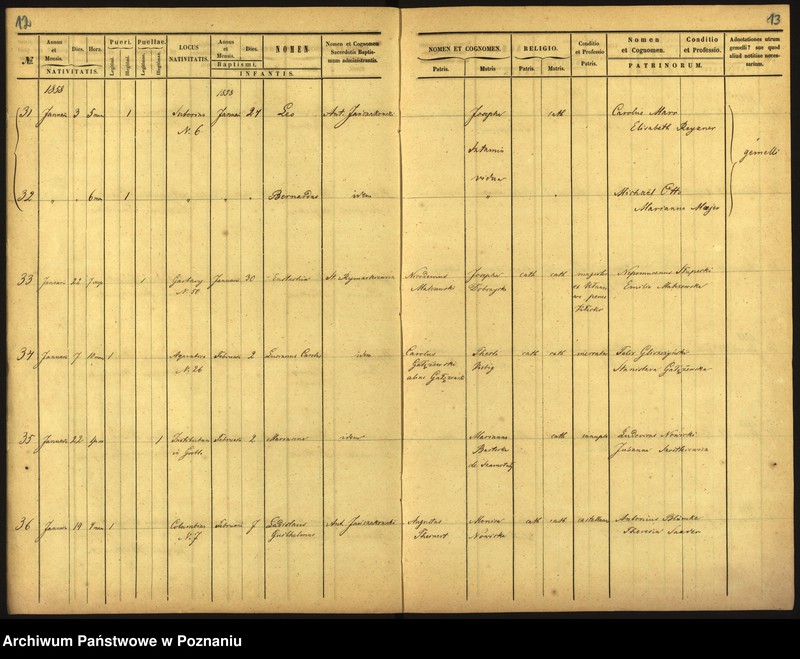 Obraz 9 z jednostki "Księga urodzin"